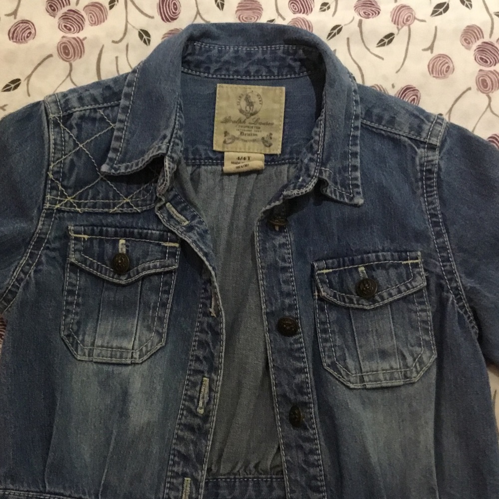Ralph Lauren Jeans Dress for little girls size 4T